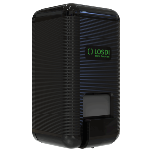 Dosificador Jabón Líquido 1L Eco-Luxe Negro Losdi